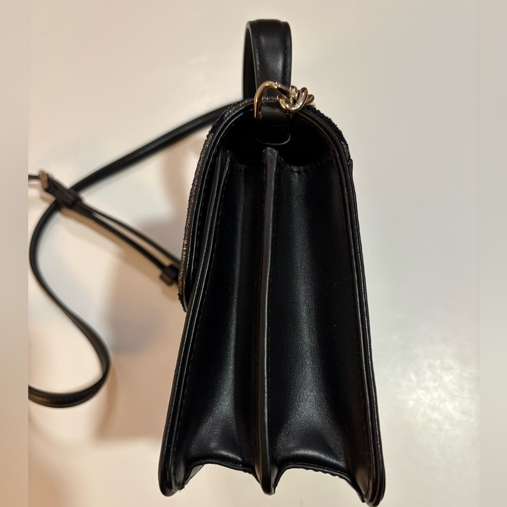 Kate Spade Black and Leopard Crossbody Bag Purse - Picture 7 of 16
